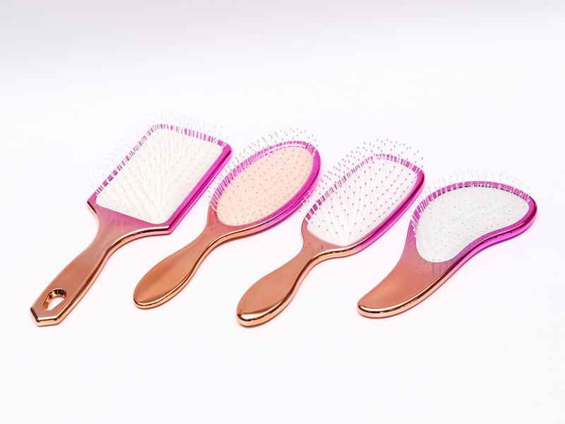 もつれを解くグラデーションカラーパドルヘアブラシ