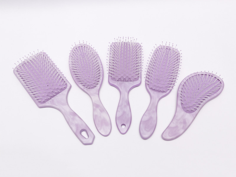 ファンシープリントもつれほぐしエアクッションヘアブラシ