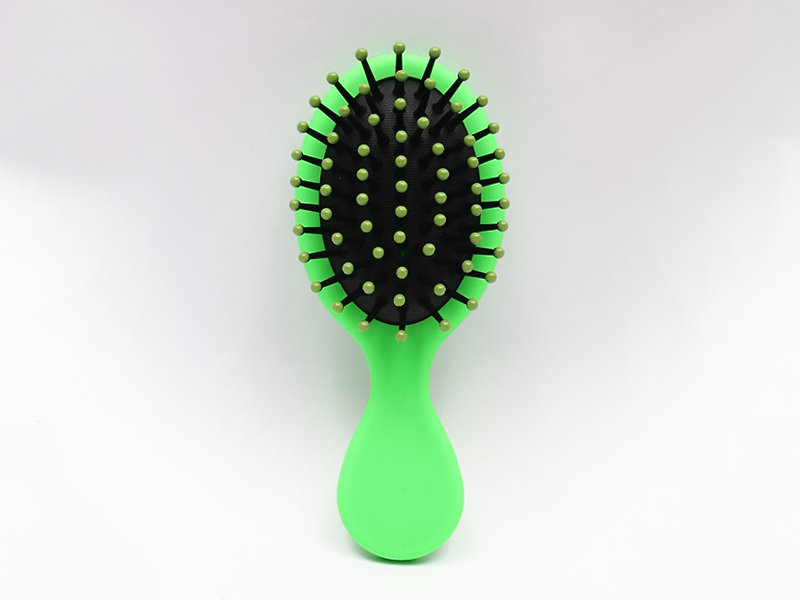 ミニベビーウィッグ小さな木製カーブパドルヘアブラシ