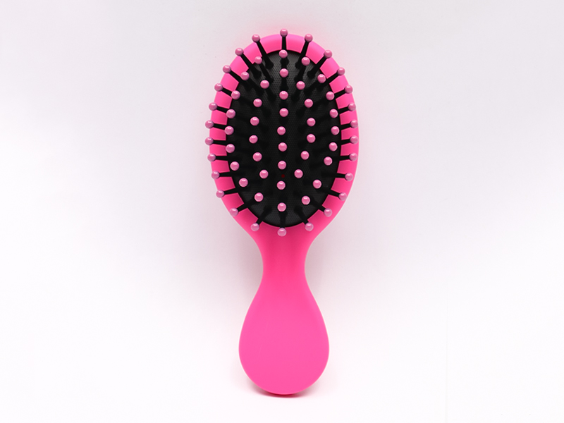 ミニベビーウィッグ小さな木製カーブパドルヘアブラシ