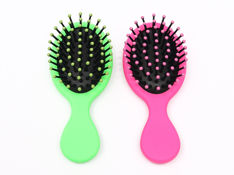 ミニベビーウィッグ小さな木製カーブパドルヘアブラシ