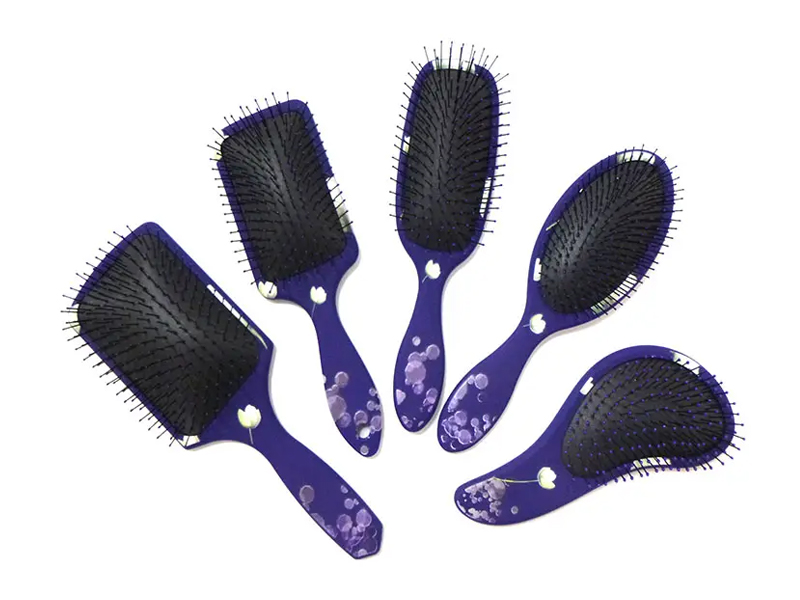 プラスチックもつれ解消ヘアエクステンション ブラシ