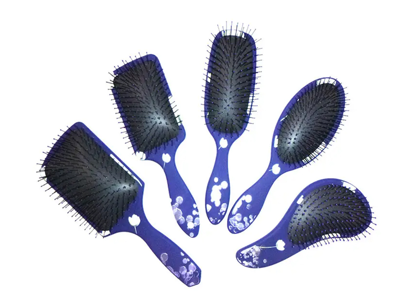 プラスチックもつれ解消ヘアエクステンション ブラシ