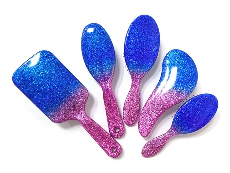 パドルプラスチックブロードライシャンプーカーブウェーブヘアブラシ