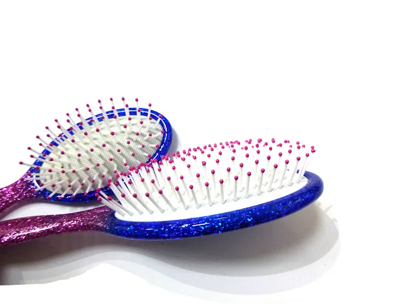 パドルプラスチックブロードライシャンプーカーブウェーブヘアブラシ