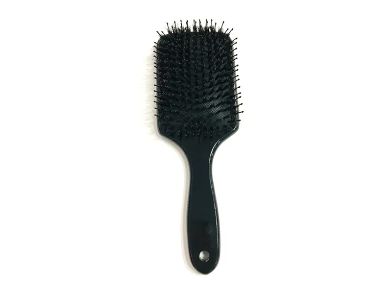 猪毛マッサージ木製パドルもつれ解消竹ヘアブラシ