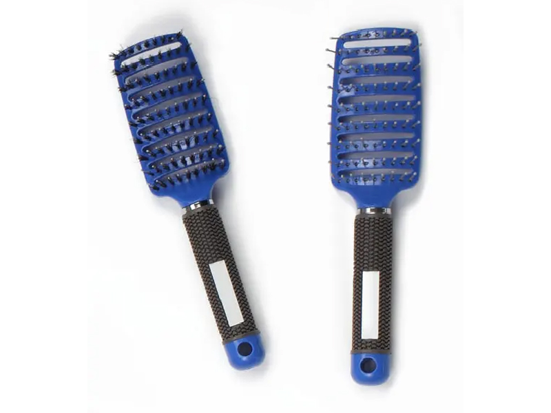 プラスチック製頭皮マッサージベントヘアブラシ