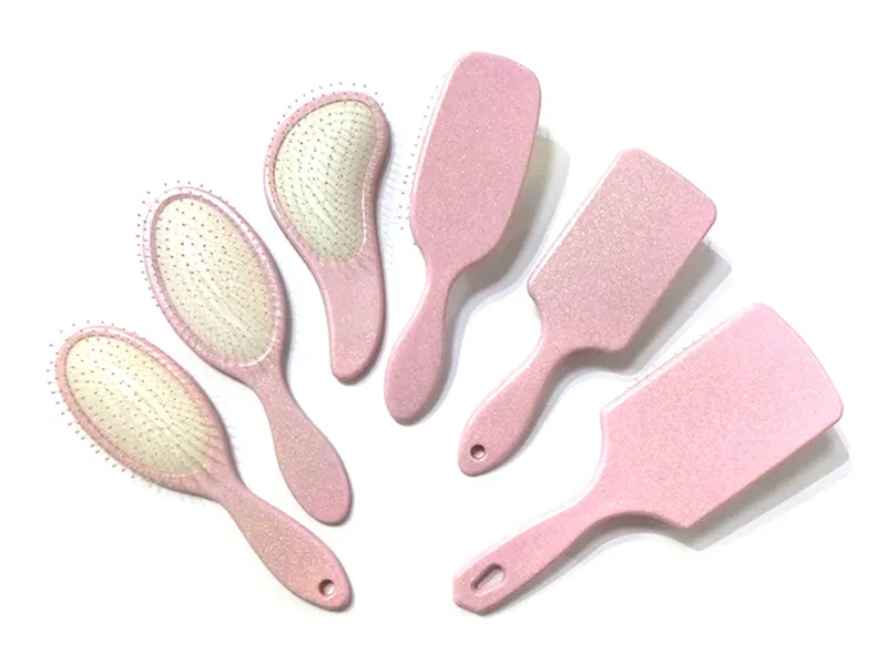ピンクのプラスチック ファンシー パドル ヘア ブラシ