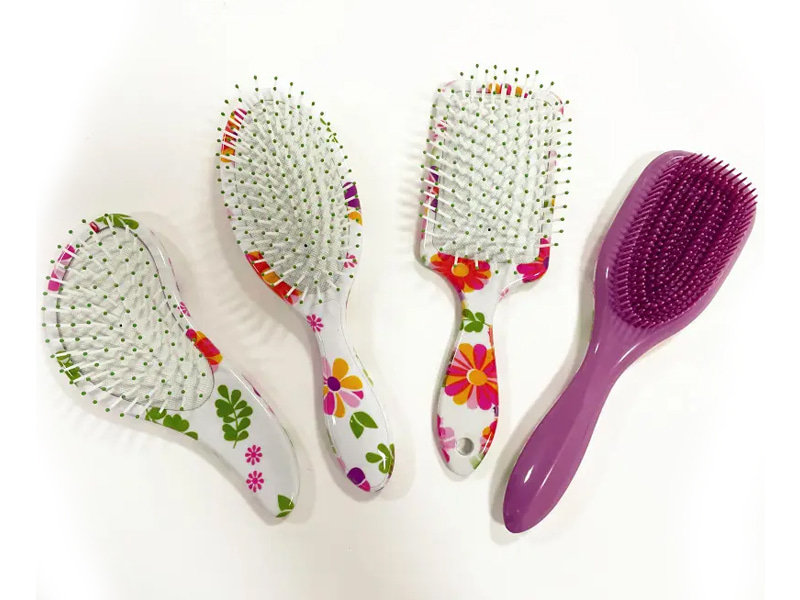 女性のもつれをほぐすプラスチック頭皮マッサージエアクッションヘアブラシ
