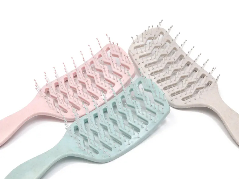 カラーマッサージカーブデタングルヘアブラシ