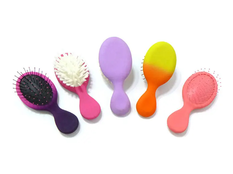 Brosse a Cheveux アフロもつれヘアブラシ メンズ ラバー コーティング付き