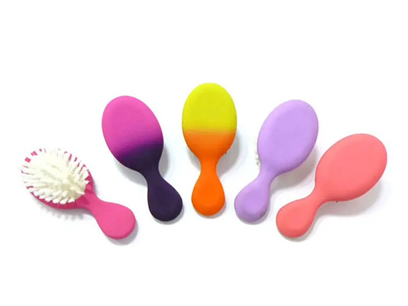 Brosse a Cheveux アフロもつれヘアブラシ メンズ ラバー コーティング付き