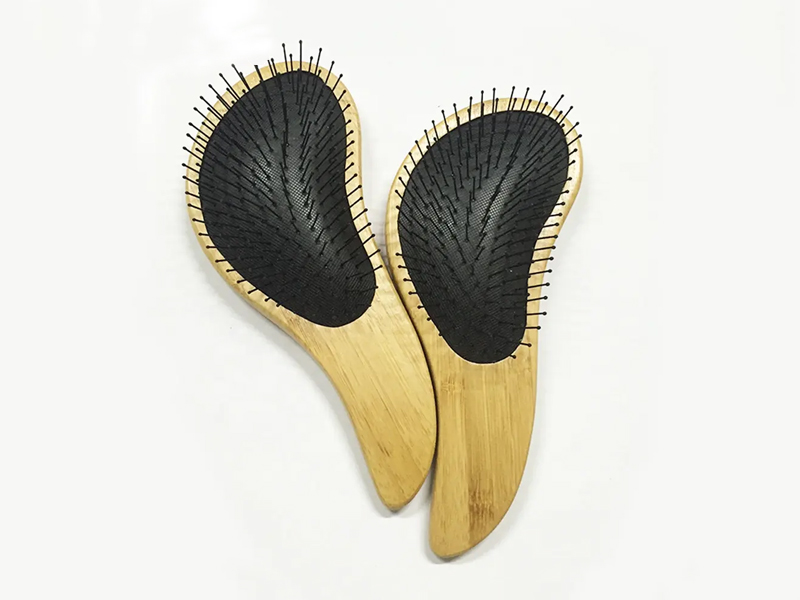 竹のもつれ解消クッションヘアブラシ