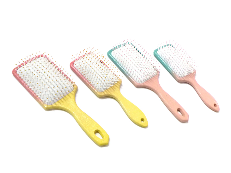 ストレートナー プラスチック毛ヘアブラシ