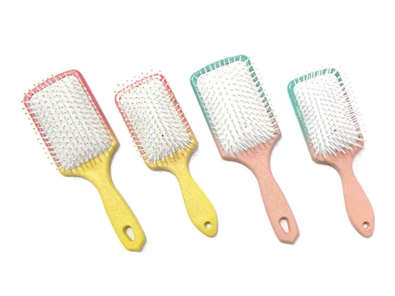 ストレートナー プラスチック毛ヘアブラシ