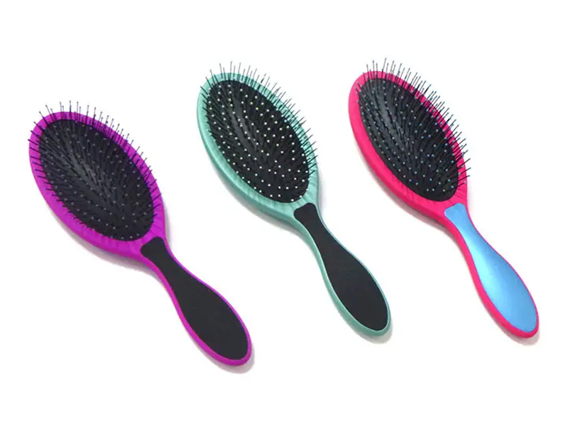 もつれ解消ブラシ ラバーコーティング ヘアブラシ
