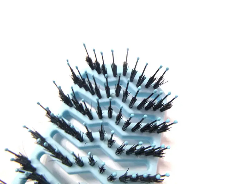 カーブベントパドルヘアエクステンションブラシ