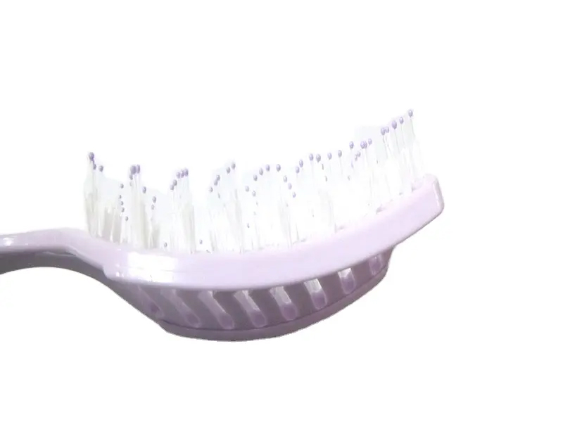 プラスチック製の天然通気パドルヘアブラシ