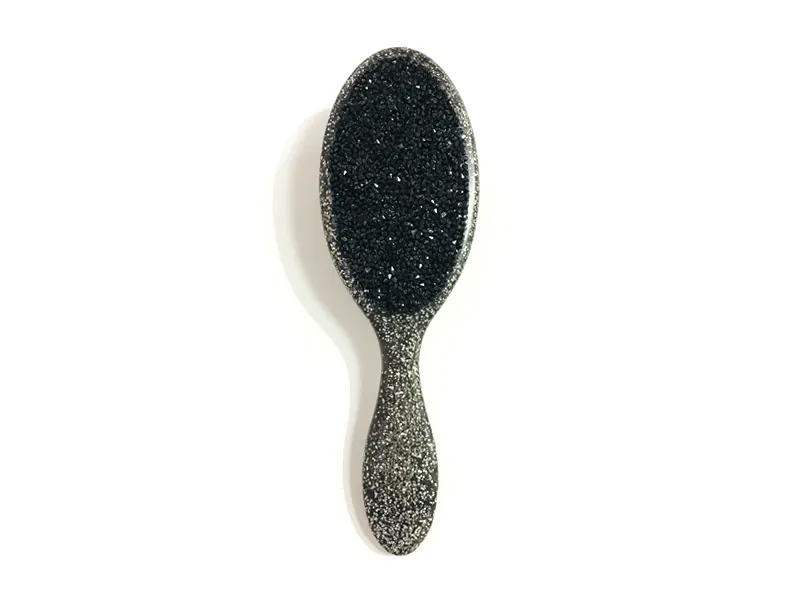 ジュエリーブリンブリンオーバルプラスチックヘアブラシハンドル付き