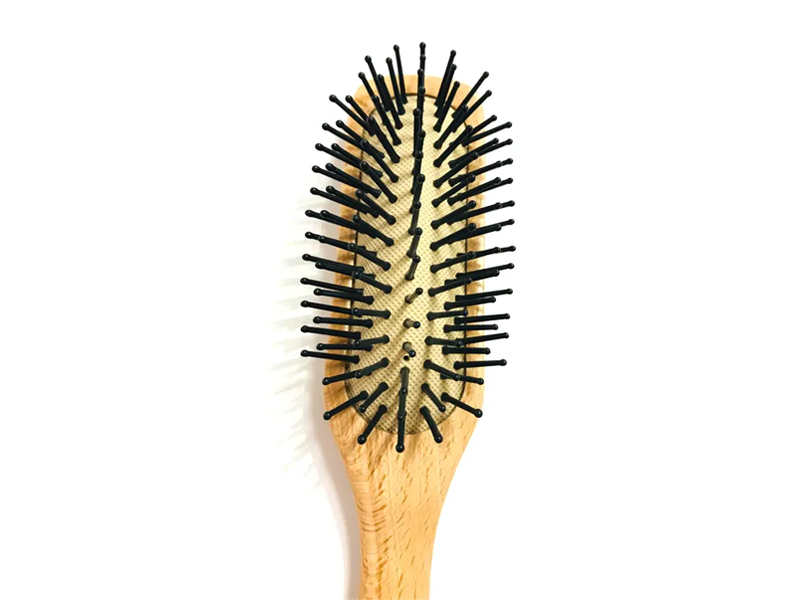 天然木製クッションヘアブラシ