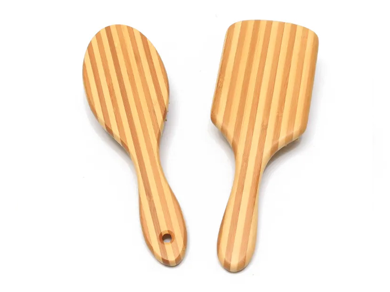 竹製頭皮マッサージ用品 木製ヘアブラシ
