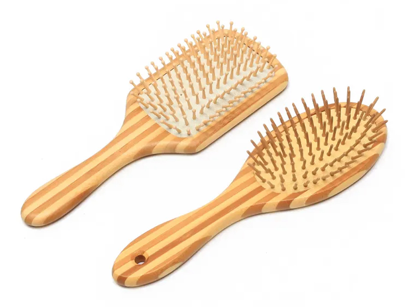 竹製頭皮マッサージ用品 木製ヘアブラシ
