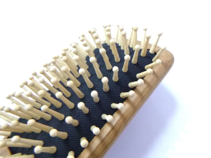 竹パドルクッションヘアブラシ
